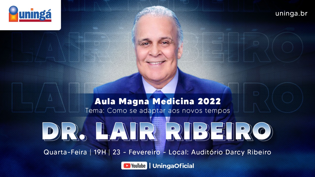 Dr Lair Ribeiro - ÚLTIMAS VAGAS,COM TRADUÇÃO SIMULTÂNEA - PRESENCIAL E ON  LINE. November 27 and 28, 2021 – from 9am to 6pm Update in medicine Double  immersion boot camp English and