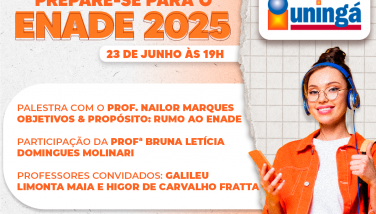 Preparação estratégica para o ENADE 2025 ganha força com palestra do Prof. Nailor Marques na UNINGÁ