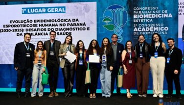Acadêmicos de Biomedicina da Uningá conquistam 1º lugar geral em congresso